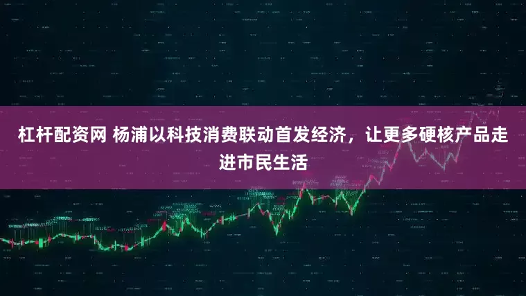 杠杆配资网 杨浦以科技消费联动首发经济，让更多硬核产品走进市民生活